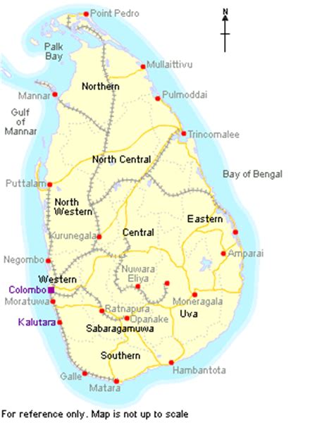 1Up Travel Sri Lanka Maps Cities Map Cities Of Srilanka Or Sri