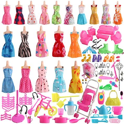 Buy Sotogo 125 Pcs Doll Clothes Set For Barbie Dolls Include 20 Pack