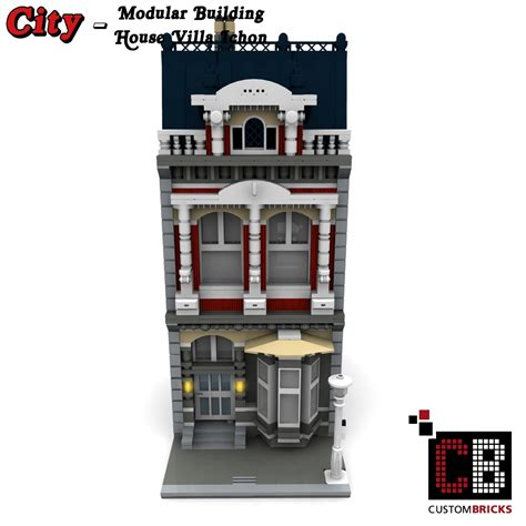 Bauen sie eine dreigeschossige polizeiwache mit einer lego city haus, preisvergleich. CUSTOMBRICKS.de - LEGO City Creator Expert Haus House ...