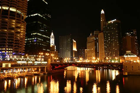 Filechicago River At Night By Kelvin Kay Wikimedia