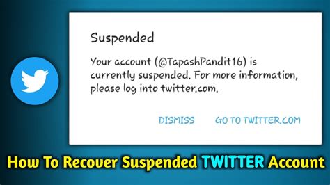 How To Recover Suspended Twitter Account Within 2 Minutes 2021 New