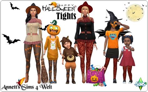 Happy Halloween Tights Sims 4 Sims Halloween Tights