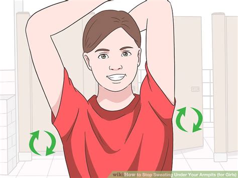 3 Ways To Stop Sweating Under Your Armpits For Girls Wikihow