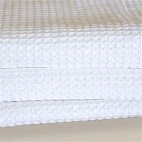white egyptian cotton waffle blankets