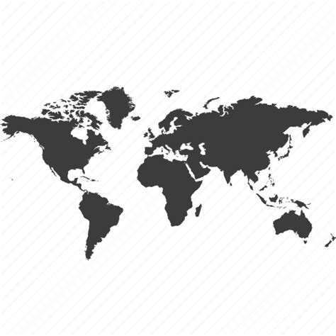 Continent Continents Countries Country Location Map World Icon