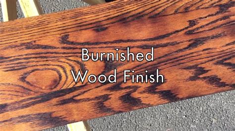How To Create A Burnt Wood Finish Burnt Wood Finish Wood Finishes