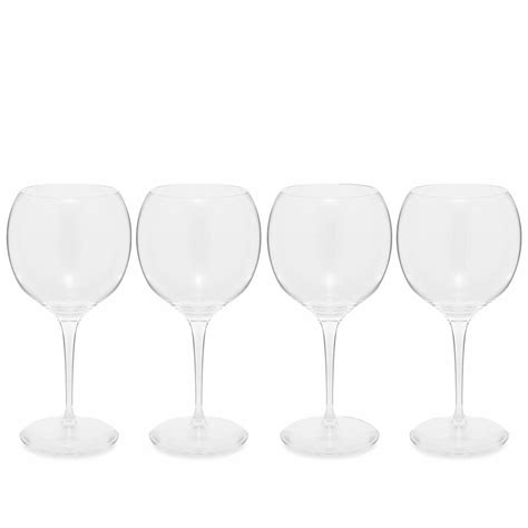 Alessi Miami Red Wine Glasses Set Of 4 Alessi