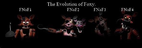 The Evolution Of Foxy By Redgekkouga On Deviantart