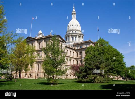 Michigan State Capitol Building High Resolution Stock Photography And