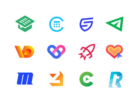 New Logo Collection 2017 — 2018 4 Logos Mark Design By Mihai