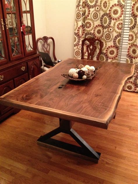 You won't find a more unique assortment of stylish, affordable dining room tables, rustic wood tables, modern tables or dining room sets inspired by looks from around the globe. Custom Made Live Edge Dining Room Table by Southern Wood ...