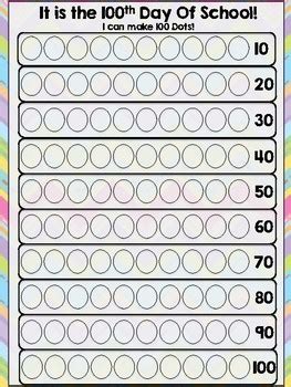 day  school bingo dotter worksheet  simple sped solutions