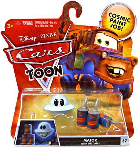 Disney Pixar Cars Cars Toon Main Series Mater With Oil Cans 155 Diecast