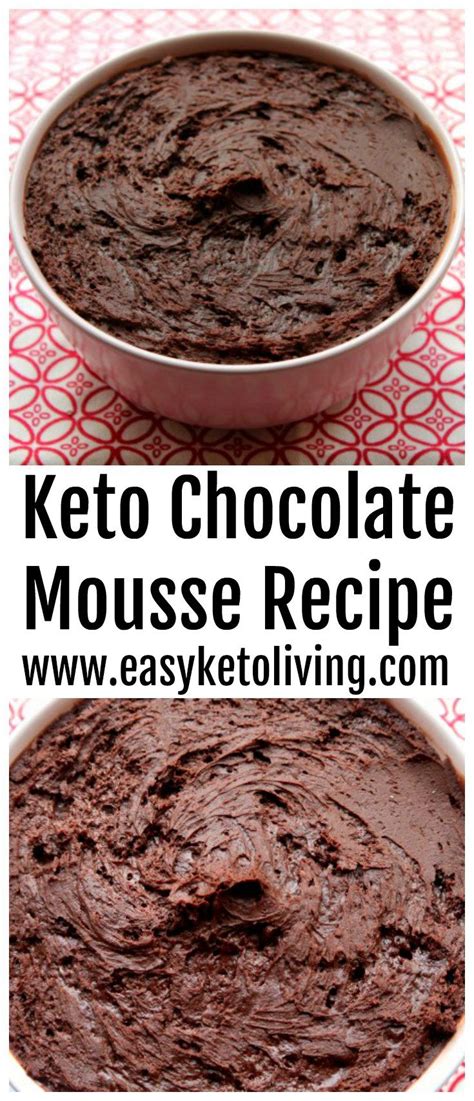 Keto blackberry and zucchini crumble. Keto Chocolate Mousse Recipe | Keto chocolate mousse, Low ...