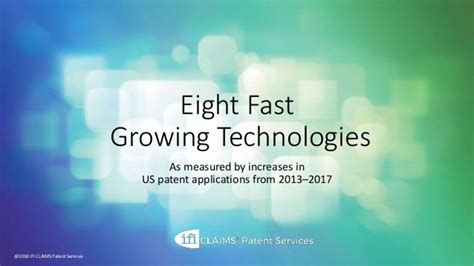 8 Fastest Growing Technologies
