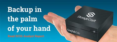 Dcig Analyst Review Of Onexafe Solo Backup And Recovery Appliance
