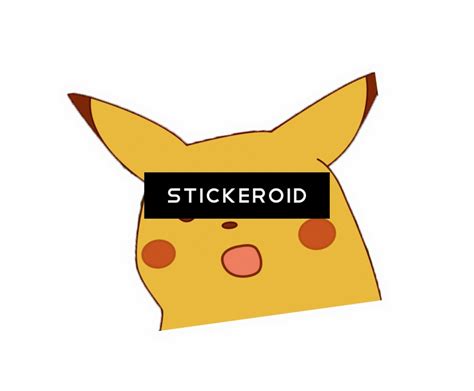 Maybe you would like to learn more about one of these? Transparent Background Surprised Pikachu Meme Png