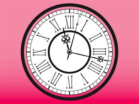 Vintage Clock Vector Art And Graphics