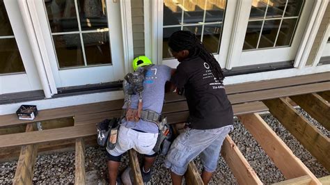 If you prefer hidden attachments and you have. Trex deck install - One7 Construction - YouTube