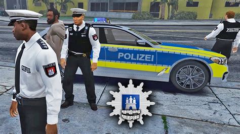 Gta 5 Roleplay Deutsche Polizei ★ Suff Fahrer Hamburg Roleplay