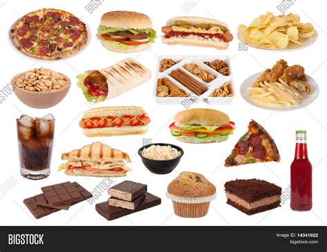 Fast Food Snacks Image And Photo Free Trial Bigstock