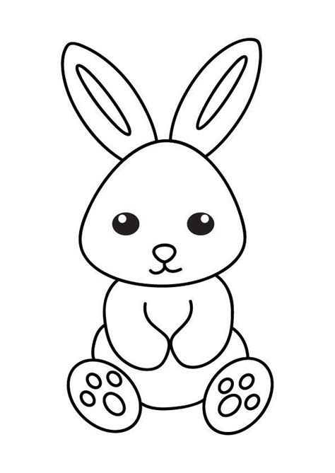 Small Rabbit Coloring Page Free Printable Coloring Pages Artofit
