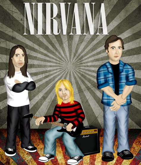 Nirvana was arguably the most successful act of the early 1990s grunge movement that originated in seattle, washington. Cartoon Nirvana | Crewacao's Blog
