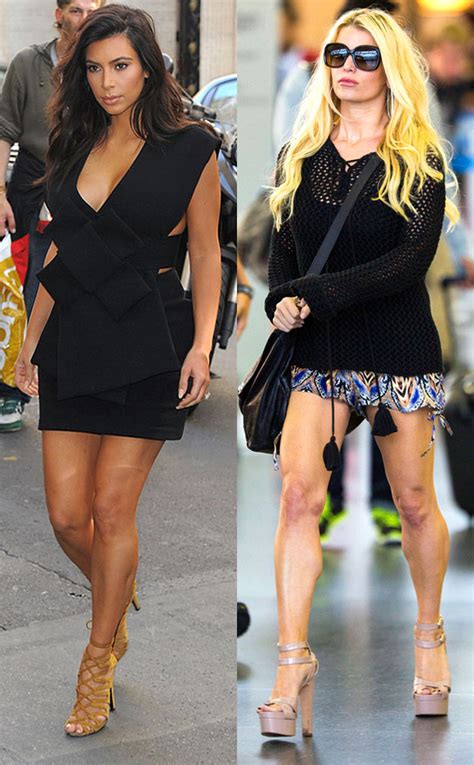 Celeb Body Part Swap See Kim Kardashian With Jessica Simpsons Legs