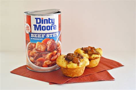 Pour can of dinty moore stew over batter and again. Dinty Moore beef stew + Shepard's Pie Bites - Alyssa ...