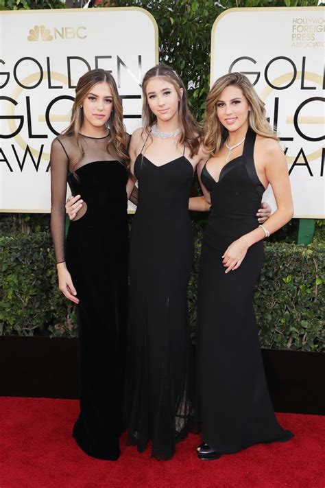 Golden Globes 2017 Sylvester Stallones Daughters Sistine Sophia And