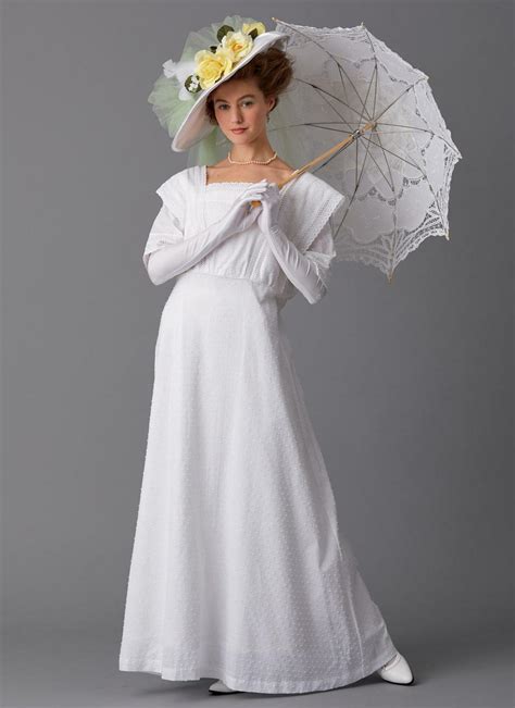 new victorian edwardian dress gown and hat pattern butterick b6610 sz 6 22 ebay