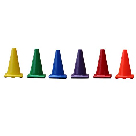 12 Mini Traffic Cones Poly Enterprises