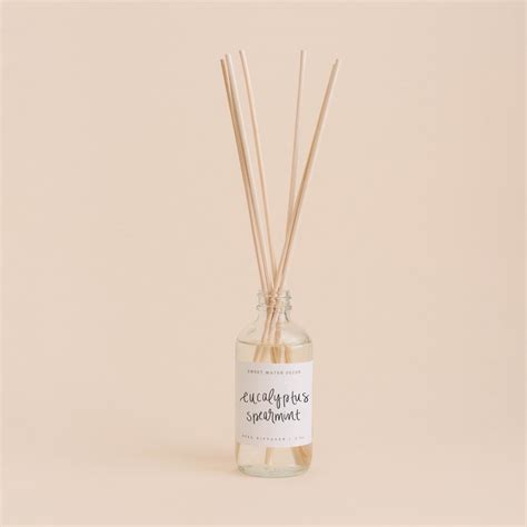 eucalyptus and spearmint reed diffuser eucalyptus scent etsy