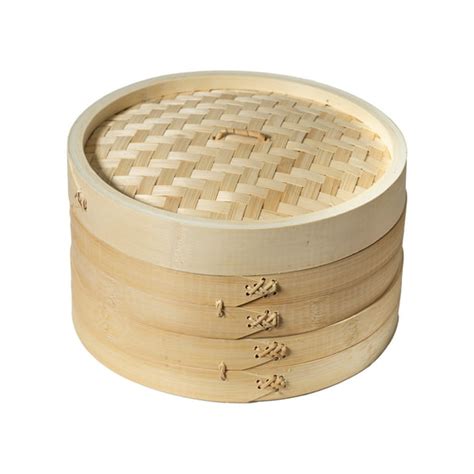 Joyce Chen 2 Tier Bamboo Steamer Baskets 10 Inch