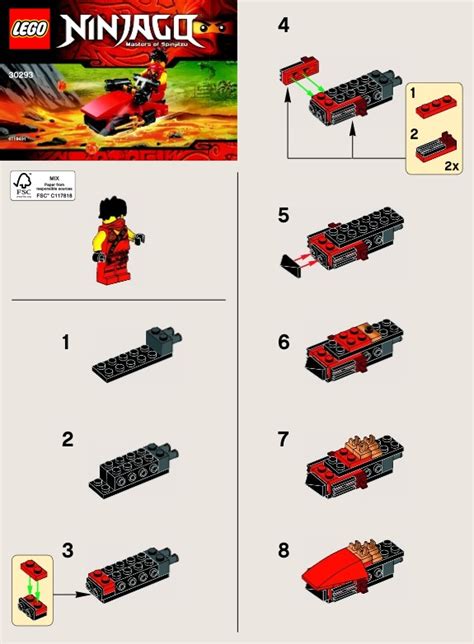 Lego 30293 Kai Drifter Instructions Ninjago