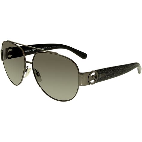 michael kors women s gradient tabitha mk5012 107111 59 black aviator sunglasses