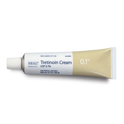 Obagi Tretinoin Cream 01 Retin A Acne Treatment