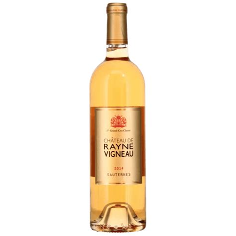 Chateau De Rayne Vigneau Sauternes 2014 Wine Type From The Wine Cellar Uk