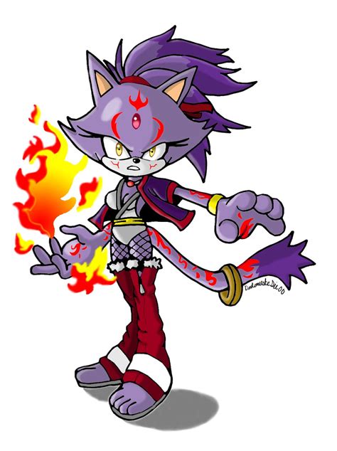 Blaze The Cat Sonic Telegraph