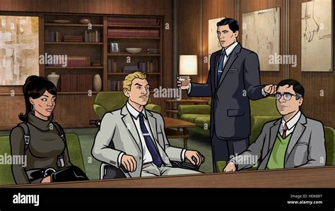 Archer From Left Lana Kane Adam Reed Sterling Archer Cyril