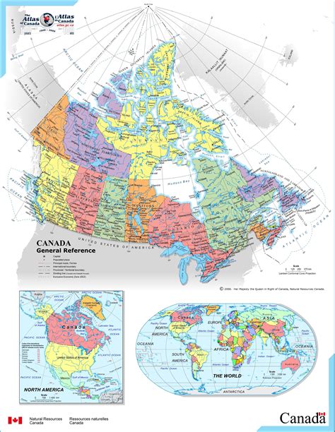 Political Map Of Canada Images