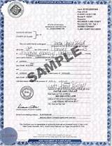 Nevada Marriage License Copy Photos