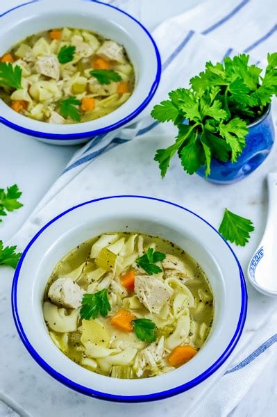 I have found that the perfect number of minutes for cooking a frozen chicken in the instant pot is to multiply the weight of the chicken by 11 minutes. Instant Pot Chicken Noodle Soup (with Frozen Chicken ...