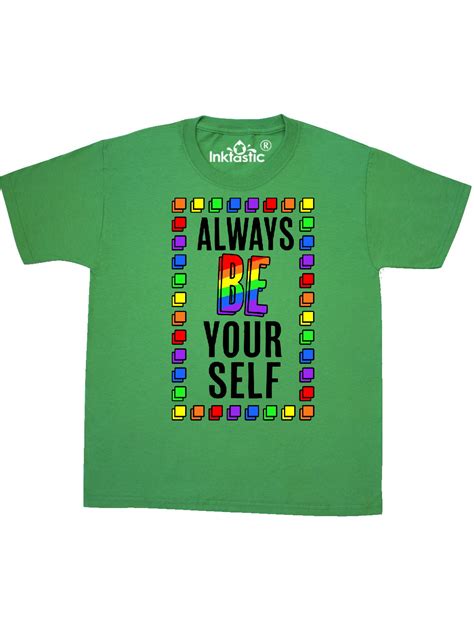 Always Be Yourself Lgbt Rainbow Youth T Shirt