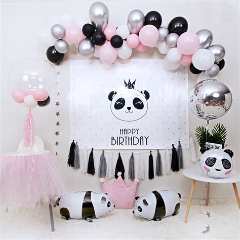 2m foil fringe tinsel shimmer curtain door wedding birthday party decorations. Panda Themed Party Decorations, Panda Theme Birthday Party ...