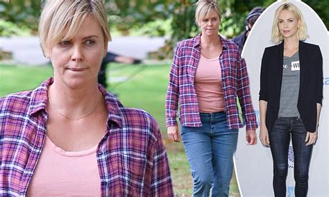 Charlize Theron Shows Fuller Figure On Set Of Tully Amid