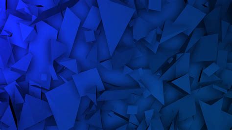 Motion Dark Blue Triangles Shapes Abstract Geometric Background