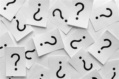 Background Texture Of Printed Question Marks Photo Premium Download