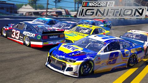 Racing Crashing In The NEW NASCAR Game NASCAR 21 Ignition First