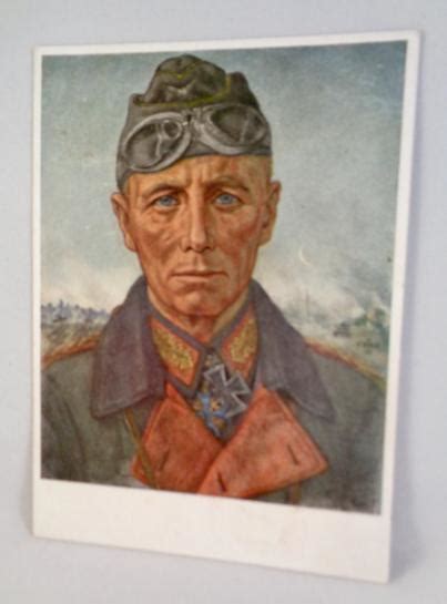 IMCS Militaria Postcard Erwin Rommel